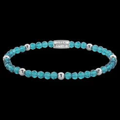 Armband^Rebel & Rose More Balls Than Most - Mix Blue Summer Glam Rocks - 4mm |