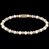 Armband^Rebel & Rose More Balls Than Most - Mix Virgin White Yellowgold - 4mm |