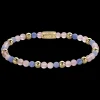 Armband | Armband^Rebel & Rose More Balls Than Most - Pink Summer Vibes - Yellowgold ionplated - 4mm |