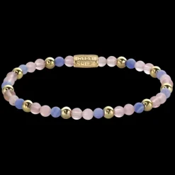 Armband | Armband^Rebel & Rose More Balls Than Most - Pink Summer Vibes - Yellowgold ionplated - 4mm |