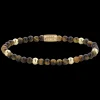 Armband^Rebel & Rose More Balls Than Most - Tiger Lily - Yellowgold ionplated - 4mm |