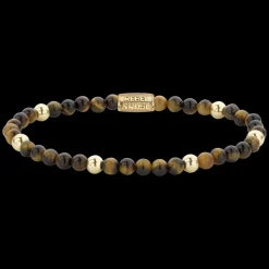 Armband^Rebel & Rose More Balls Than Most - Tiger Lily - Yellowgold ionplated - 4mm |