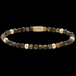 Armband^Rebel & Rose More Balls Than Most - Tiger Lily - Yellowgold ionplated - 4mm |