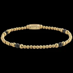 Armband^Rebel & Rose More Balls Than Most - Touch of Black Glam Rocks - 4mm |