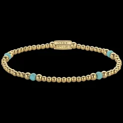 Armband^Rebel & Rose More Balls Than Most - Touch of Turquoise - 4mm |