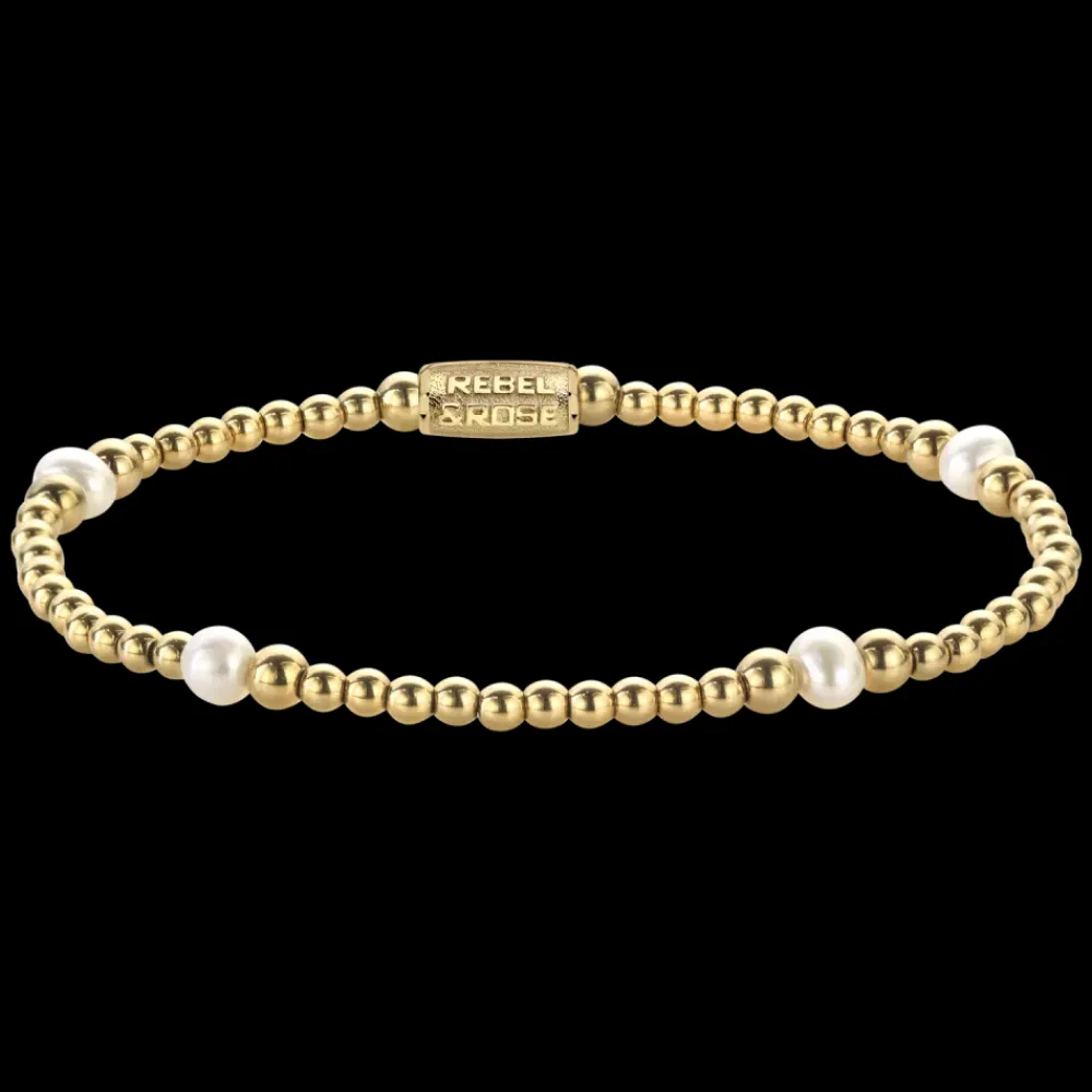 Armband^Rebel & Rose More Balls Than Most - Touch of Pearl Gem - 4mm |