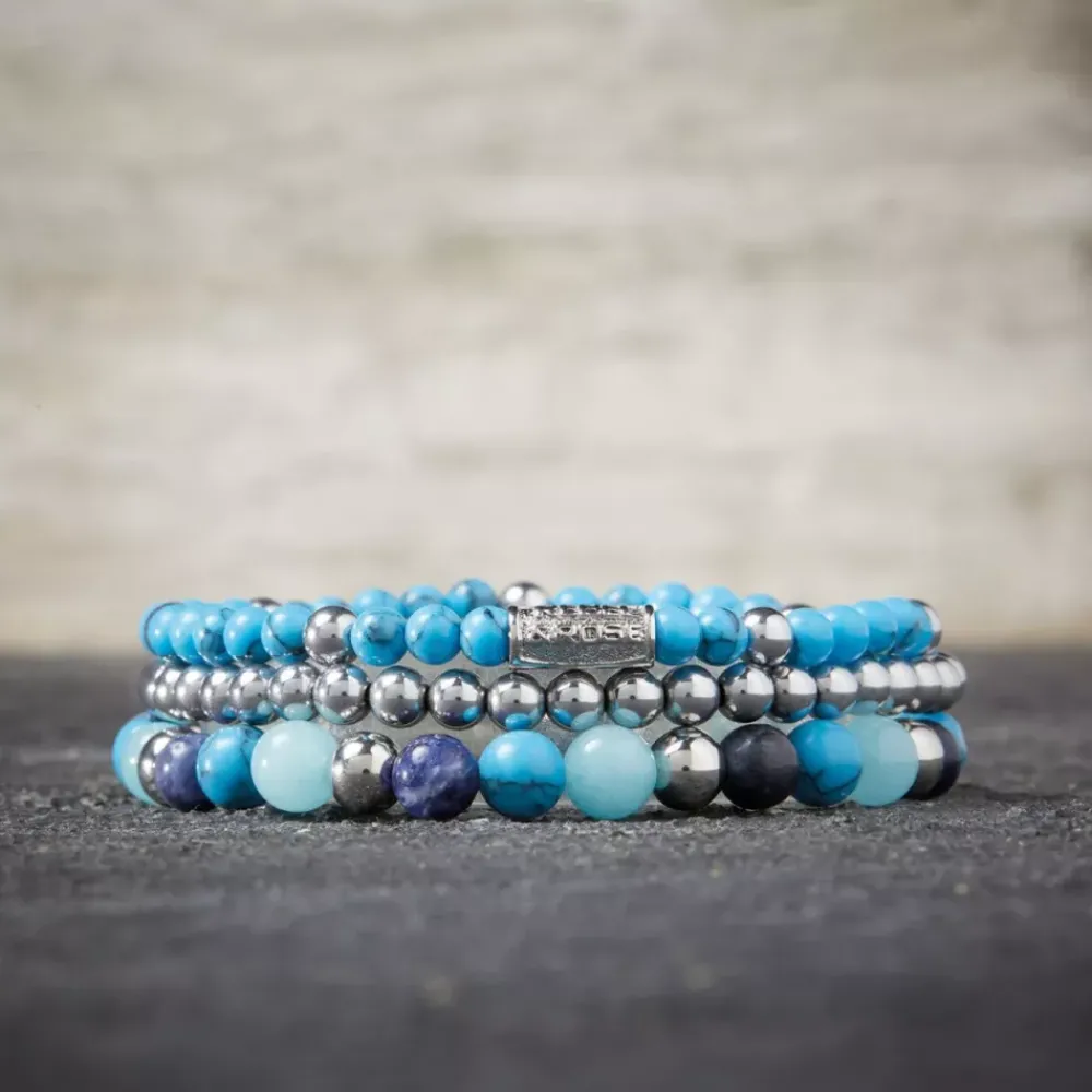 Armband | Armband^Rebel & Rose More Balls Than Most - Turquoise Delight II - 4mm |