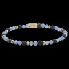 Armband^Rebel & Rose More Balls Than Most - Winter Blues Glam Rocks - 4mm |