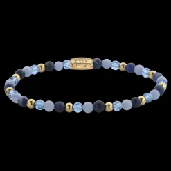Armband^Rebel & Rose More Balls Than Most - Winter Blues Glam Rocks - 4mm |