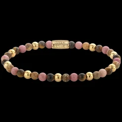 Armband^Rebel & Rose More Balls Than Most - Winter Glow - Yellowgold ionplated - 4mm |