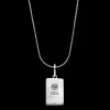 Ketting^Rebel & Rose Necklace & Pendant - Necklace Rope Silver 925 - 3mm with Pendant Tag |