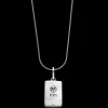 Ketting^Rebel & Rose Necklace & Pendant - Necklace Rope Silver 925 - 2mm with Pendant Tag |