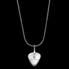Ketting^Rebel & Rose Necklace & Pendant - Necklace Rope Silver 925 - 3mm with Pendant Plectrum |