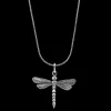 Ketting^Rebel & Rose Necklace & Pendant - Necklace Rope Silver 925 - 3mm with Pendant Dragonfly Small |