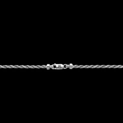 Ketting^Rebel & Rose Necklace & Pendant - Necklace Rope Silver 925 - 3mm with Pendant Angels Wing |