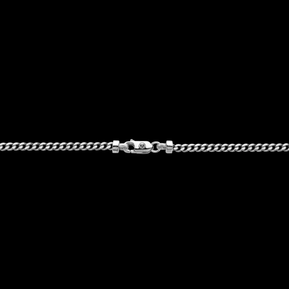 Ketting^Rebel & Rose Necklace & Pendant - Necklace Chain Silver 925 - 3mm with Pendant Tag |