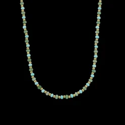 Ketting^Rebel & Rose Necklaces - Necklace Blue Green Adventure - 4mm |