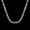 Ketting^Rebel & Rose Necklaces - Necklace Grey Seduction - 6mm (70cm) |