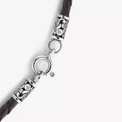 Ketting | Ketting^Rebel & Rose Necklaces - Necklace Leather Brown |