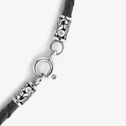 Ketting | Ketting^Rebel & Rose Necklaces - Necklace Leather Black |