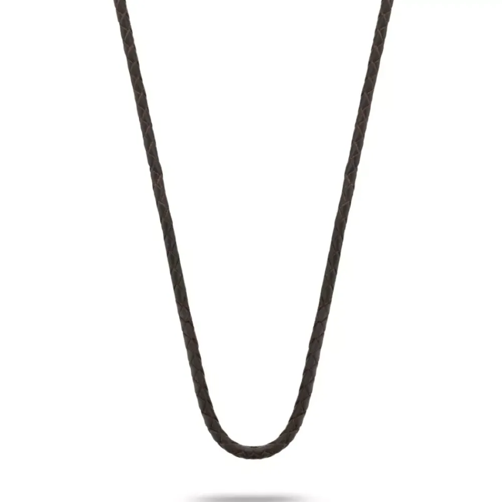 Ketting | Ketting^Rebel & Rose Necklaces - Necklace Leather Brown |
