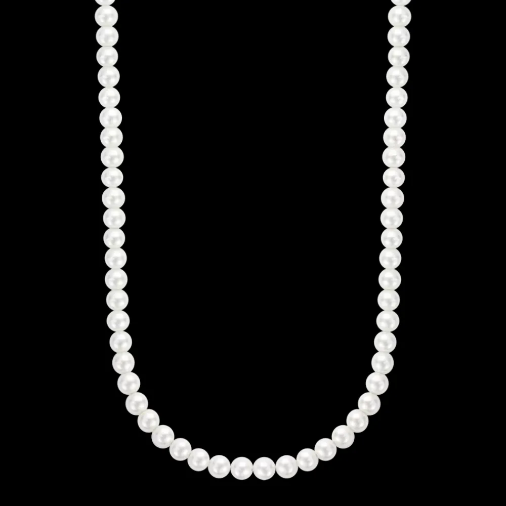 Ketting | Ketting^Rebel & Rose Necklaces - Necklace Pearl Gem 6mm |