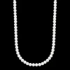 Ketting | Ketting^Rebel & Rose Necklaces - Necklace Pearl Gem Gold 6mm |