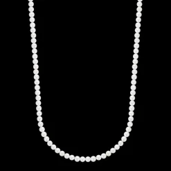 Ketting^Rebel & Rose Necklaces - Necklace Pearl Gem 4mm |