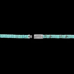 Ketting | Ketting^Rebel & Rose Necklaces - Necklace Slices Turquoise - 4mm |