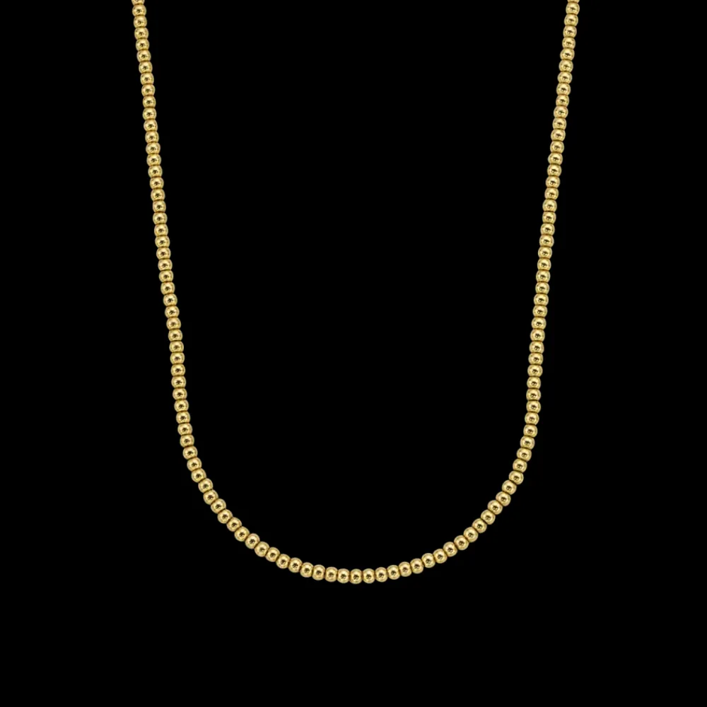 Ketting^Rebel & Rose Necklaces - Necklace Yellowgold Rocks - 3mm |