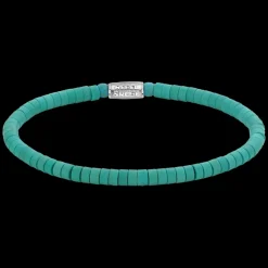Armband | Armband^Rebel & Rose No Balls Please - Slices - Turquoise - 4mm |