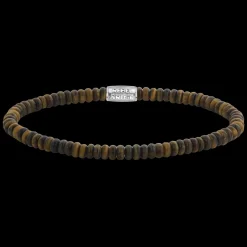 Armband | Armband^Rebel & Rose No Balls Please - Tiger Lily Round Slices - 4mm |
