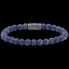 Armband | Armband^Rebel & Rose Silverbead - Lapis Lazuli 925 - 6mm |