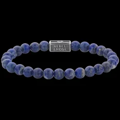 Armband | Armband^Rebel & Rose Silverbead - Lapis Lazuli 925 - 6mm |