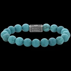 Armband | Armband^Rebel & Rose Silverbead - Turquoise Delight 925 - 8mm |