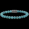 Armband | Armband^Rebel & Rose Silverbead - Turquoise Delight 925 - 6mm |