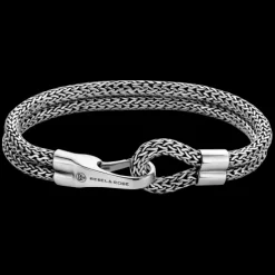 Armband^Rebel & Rose Sterling Silver Line - Double Hooked Eight |