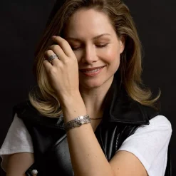 Armband^Rebel & Rose Sterling Silver Line - Double Hooked Six |