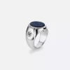 Ring^Rebel & Rose Sterling Silver Rings - Ring Round Lapis Lowneck |