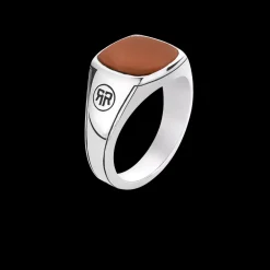 Ring^Rebel & Rose Sterling Silver Rings - Ring Square Red   |