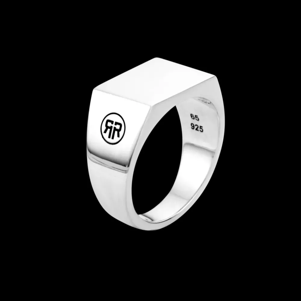 Ring^Rebel & Rose Sterling Silver Rings - Ring Rectangle Silver Shine |