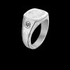 Ring^Rebel & Rose Sterling Silver Rings - Ring Square Vintage Silver Shine |