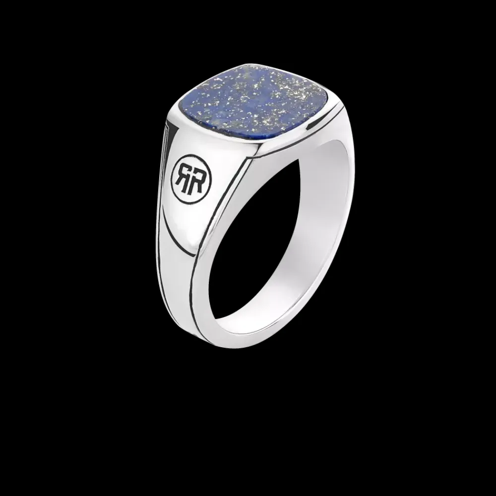 Ring^Rebel & Rose Sterling Silver Rings - Ring Square Lapis |