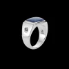 Ring^Rebel & Rose Sterling Silver Rings - Ring Square Lapis Lowneck |