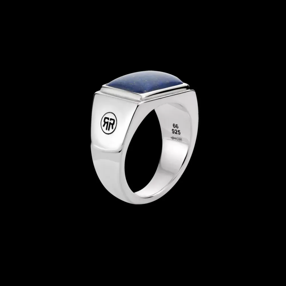 Ring^Rebel & Rose Sterling Silver Rings - Ring Square Lapis Lowneck |