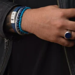 Ring^Rebel & Rose Sterling Silver Rings - Ring Round Lapis Lowneck |