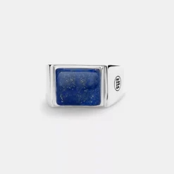 Ring^Rebel & Rose Sterling Silver Rings - Ring Square Lapis Lowneck |