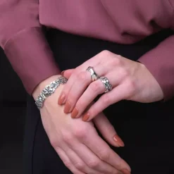 Ring^Rebel & Rose Sterling Silver Rings - Ring Hearts & Hearts |