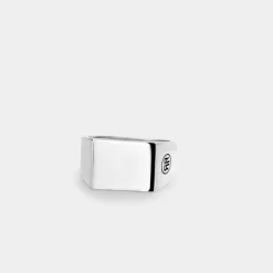 Ring^Rebel & Rose Sterling Silver Rings - Ring Rectangle Silver Shine |