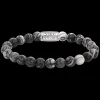 Armband | Armband^Rebel & Rose Stones Only - Black Wolf - 8mm |